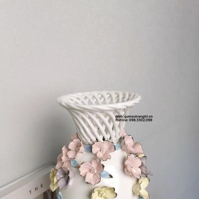 BÌNH SỨ HOA NỔI PHONG CÁCH HIỆN ĐẠI